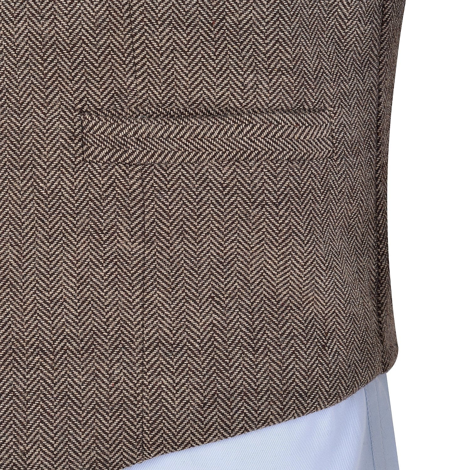 aesido Leisure Men's Slim Fit Suit Vest Herringbone V Neck Waistcoat