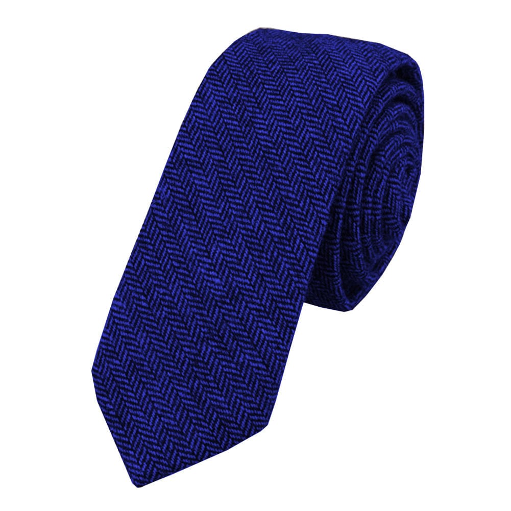 aesido Men's Modern Fit Herringbone Tie Set