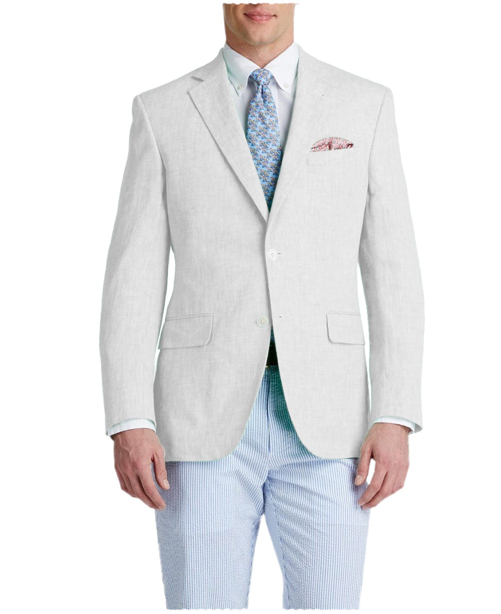 aesido Men's Suit Notch Lapel Double Button Blazer