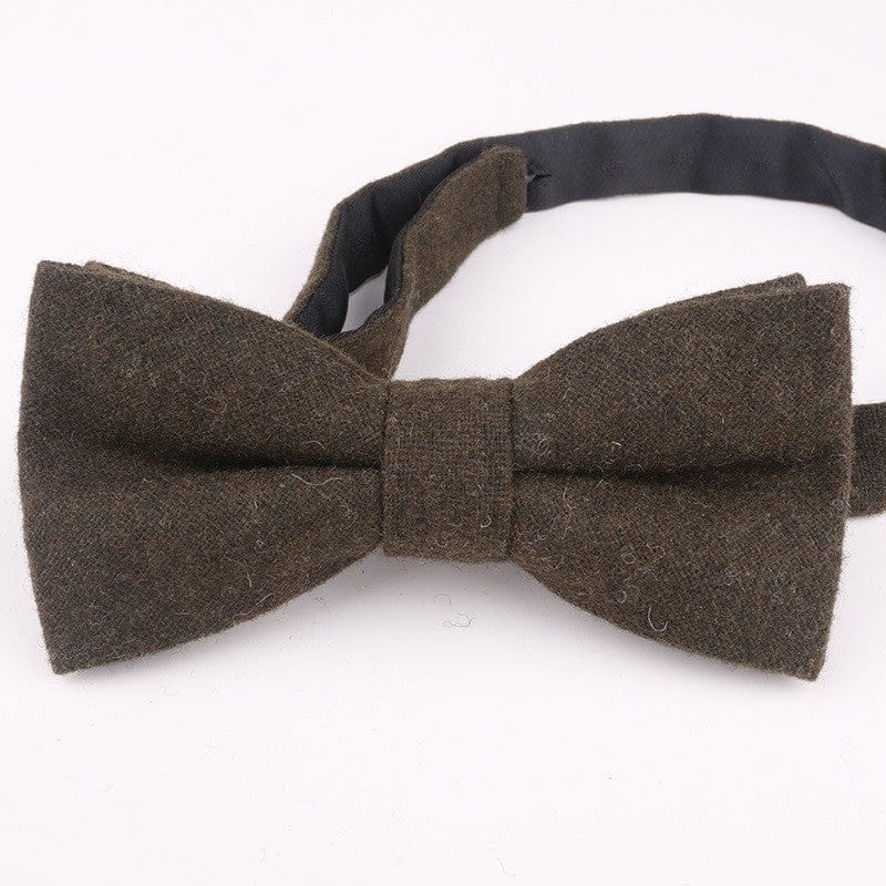 aesido Men's Vintage Classical Design Herringbone Bow Tie